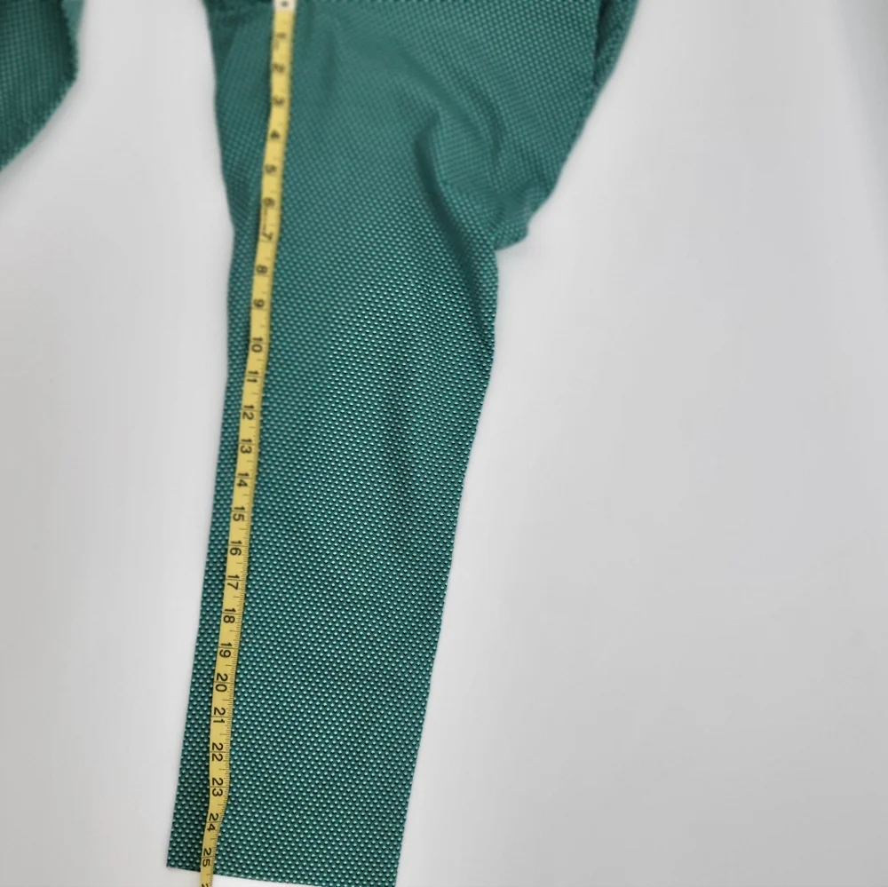 Banana Republic Hampton Fit Green Pattern Pants, Size 6